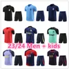 2023 2024 Argentina Futebol Jerseys Camisa de Treinamento Homens e Crianças 23 24 Argentina Futebol Treino Jersey Shorts Kit Maillot Foot Camisetas Futbol