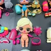 Dolls 1Doll 1Clothes 1Shoes 1Baby Bottle 1Glasses lol Original 8CM Big Sisters Girls play house DIY Toys And Gifts 231030