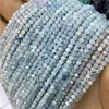 2023 neue 2mm 3mm Naturstein Perlen Blau Quarzs Kristall Türkis Aquamarine Perlen Für Beadwork DIY Armband Zubehör 38CM Mode SchmuckBeads