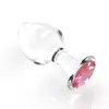 Anal Toys 3 Sizes Transparent Glass Anal Butt Plug Masturbator Vagina Stimulate Ball Anal Plug Smooth Glass Dildo Vibrator Gay Sex Toys 231030