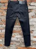 Jeans da uomo di moda firmati Pantaloni casual slim da uomo Pantaloni elastici Jeans di marca in denim di cotone sciolto blu chiaro per uomo