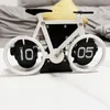 Wandklokken Retro Europese Fietsstijl Flip Klok Creatief Thuis Eenvoudig Desktop Slinger Mode Ornament Decoratief