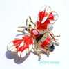 Broches Bijoux de mode strass abeille broche femmes peint insecte poitrine broche Multi couleur vêtements dames cadeaux accessoires de mariage