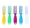 Nail Art Plastic Cleaning Brush Finger Nail Care Dust Clean Handle Scrubbing Brush Tool File Manicure Pedicure