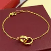 Дизайнерские браслетные браслеты модные ювелирные украшения женщина из розового золота.