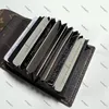 Designer Accordion Card Holder Casual Multi-Card Wallet Women Card Holder Men Purses Herr Key Ring Credit Coin Mini Wallet Bag Korthållare Kvinnor Organiserar kreditkort