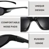 Sonnenbrille Y2K Wrap Around für Damen Herren Trendy Bat Flame Design Mode Futuristische Brille