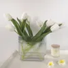 Vases Transparent Decorative Vase Nordic Simple Living Room Home Flower Arrangement Hydroponic Glass Bedroom