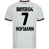 04 Bayer Leverkusen Soccer 10 Florian Wirtz Jerseys Club 30 Jeremie Frimpong 7 Jonas Hofmann Victor Boniface Lukas Hradecky Alejandro Grimaldo Football Shird Kits