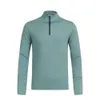 Lu-372 Męskie Bluzy Outdoor Pullover Sports Sports Joga z długim rękawem strój WroKout Męskie kurtki Training Fitness Ubrania luksusowa marka T Shirt