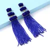 Orecchini pendenti JURAN Nappa lunga con perline bohémien fatta a mano di alta qualità per le donne Commercio all'ingrosso di gioielli etnici