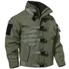 Vestes pour hommes Veste de bombardier tactique militaire Veste de sport en plein air Coupe-vent Coupe-vent imperméable à plusieurs poches Moto de haute qualité