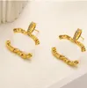 سوار مطلي بمسمار القرط العلامة التجارية C Designer Women Diamond قلادة قلادة لؤلؤة لؤلؤة سلسلة الذهب Sier ثلاث قطع هدايا المجوهرات