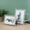 Frames Golden Silver Po Frame Metall Display Bild Exquisite kreative Zweig Schlafzimmer Desktop Ornamente Porträt Dekor