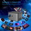 New HY350 Home Projector 4K HD Android 11 Dual Band WiFi 6.0 300 ANSI BT5.0 1920*1080p Cinema Outdoor Portable Projector