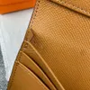 Top Quality wallet Epsom Cowhide women clutch Wallets Coin Purse lady ladies long Card holder purse with orange box card