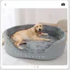 بيترز أقلام الخريف سرير الكلب الشتاء قابلة للغسل قابلة للغسل أريكة كبيرة بالإضافة إلى مخملية سميكة وسادة نوم عميق جرو جرو الملحقات الكلب 231030