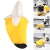 Abbigliamento per cani Divertenti vestiti per animali domestici di banana Costume carino Vestito di Halloween adatto per la festa