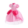 Robes de fille Biqi robe de princesse rose pêche à la main fête d'anniversaire tenue de spectacle soirée Halloween Anime Cosplay Costume