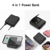 Power Bank de chargeur sans fil 10000mAh, avec câble, prise secteur, pour iPhone 14, Xiaomi, Samsung, 22.5W, charge rapide, batterie de rechange