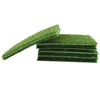 Decorative Flowers 10 PCS Artificial Grass Mat Turf Lawn Garden Micro Landscape Ornament Home Decor Synthetic