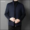 Mäns jackor varumärke herrvinterjacka högkvalitativ mäns ull blazers affärer casual manlig kappa long parka för gentleman 231030