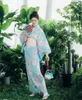 Ubranie etniczne damskie jukata tradycyjna japońska kimono szata Pography sukienka cosplay kostium kwiatowy
