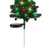 Solar Kerstboom Decor Verlichting Buiten LED Waterdicht Gazon Tuin Patio Veranda Landschap Lampen Jaar Feestcadeaus