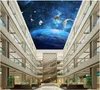 Duvar Kağıtları 3D Özelleştirilmiş Duvar Kağıdı Ev Dekorasyonu Gökyüzü Güvercin Tavan Fresk Duvar resimleri