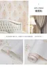 Wallpapers 3D Pastoral Flower Non-woven Wallpaper Light Yellow European Bedroom Living Room Sofa TV Background Papel De Parede