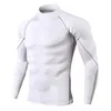 Men's Thermal Underwear Thermal Underwear For Men High Collar Camiseta Termica Sport Thermo Shirt Quick Dry Compressed Underwear Clothes Men Bielizna 231030