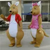 2024 High quality Halloween Kangaroo Mascot Costumes Halloween Fancy Party Dress Cartoon Character Carnival Xmas Easter Advertising Birthday Party