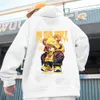 My Style Yellow Little Bear Printed Men Hooded Loose Fleece Warm Tracksuit Sports Street Fashion Hoody Casual All Match Hoodies