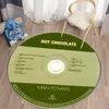 Halı Müzik CD'si Disk 3D Baskı Odası için Yuvarlak Odaya Çıkan Yatak Yatak Yatak Odası Tapis 5 Boyutlar Paspaslar Alan Halıları 231030