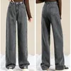 Женские джинсы, зимние теплые бархатные свободные женские джинсовые модные повседневные широкие брюки, винтажные брюки Pantalon 29284