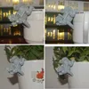 Objets décoratifs Figurines 1PC résine dinosaures suspendus tasse modèle Dragon accessoires résistant aux intempéries décoration de pot de fleur pour le bureau à domicile 231030