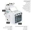 6 in 1 Hydra Dermabrasionsmaschine Wasser Sauerstoff Jet Peel Hydro Hautwäscher Gesichtsschönheit Tiefenreinigung RF Facelift Kalthammer Ugpes