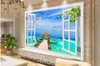 Wallpapers 3d Wallpaper For Room Window Sea Background Wall Sofa Murals Bathroom Living Style