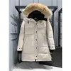 Puffer Designer Canadian Goose Halflange versie Pufferer Down Damesjack Donsparka's Winter Dikke warme jassen Dames Winddicht Streetwear18