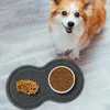 Kennels Kalem Köpek Besleme Paspasları Su geçirmez köpek kase Mat Yiyecek ve Su Bulaşık Terimleri İçin Güvenli Köpek Kaseleri Kediler Köpekler Yavru Yavrular 231030