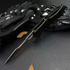 Bıçak Taktik Cep Tac-Force Evolution Harpoon Blade Avcılık Bıçak Ordusu Yeşil Alüminyum Kulplar EDC Açık Mekan Kamp Hayatta Kalma Katlanır Bıçak Aracı