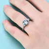 Solitaire Ring Gem's Beauty 925 STERLING Gümüş 257CT Laboratuvar Yeşil Spinel Yüzükler Kadınlar İçin Zirkon Dekorasyon Güzel Takı Yıldönümü Hediyesi 231030