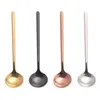 Spoons Stainless Steel 17Cm Stirring Round Food Coffee Scoop Seasoning Spoon Ice Cream Kitchen Flatware Drop Delivery Home Garden Dini Dhesm