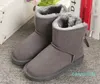 Kids Boots Genuine Leather Australia Girls Boys Ankle Winter Boot For Kids Baby Shoes warm ski toddler Fashion new Sneakers