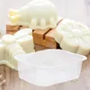 Plates 200 Pcs Mung Bean Cake Blister Inner Tray Snack Trays Plastic Biscuit Dessert Serving