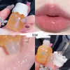 Cute Milk Jug Clear Lip Oil Moisturizing Lipstick Peach Bright Makeup Empty Female Lip Gloss Lasting Gloss Balm Lip Gloss
