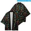 Indumenti da notte da uomo Kimono Accappatoio Cardigan estivo giapponese Accappatoio Camicia da uomo Stile vintage Yukata Haori Casual Rayon Vestaglia Abiti per la casa