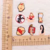 MOQ 20st PVC Cartoon Woman Don't Touch Tarden Slipper Shoe Buckle Bedårande tillbehör för armband Charms Button Girl's Gift