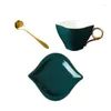 Cups Saucers Nordic Style Creative Ceramic Mug Coffee Cup Dish Set Afternoon Tea Shop Dim Sum Office