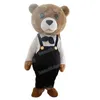 Costumes de mascotte d'ours en peluche d'Halloween de qualité supérieure Personnage de dessin animé Carnaval Unisexe Adultes Tenue de fête de Noël Costume pour hommes femmes